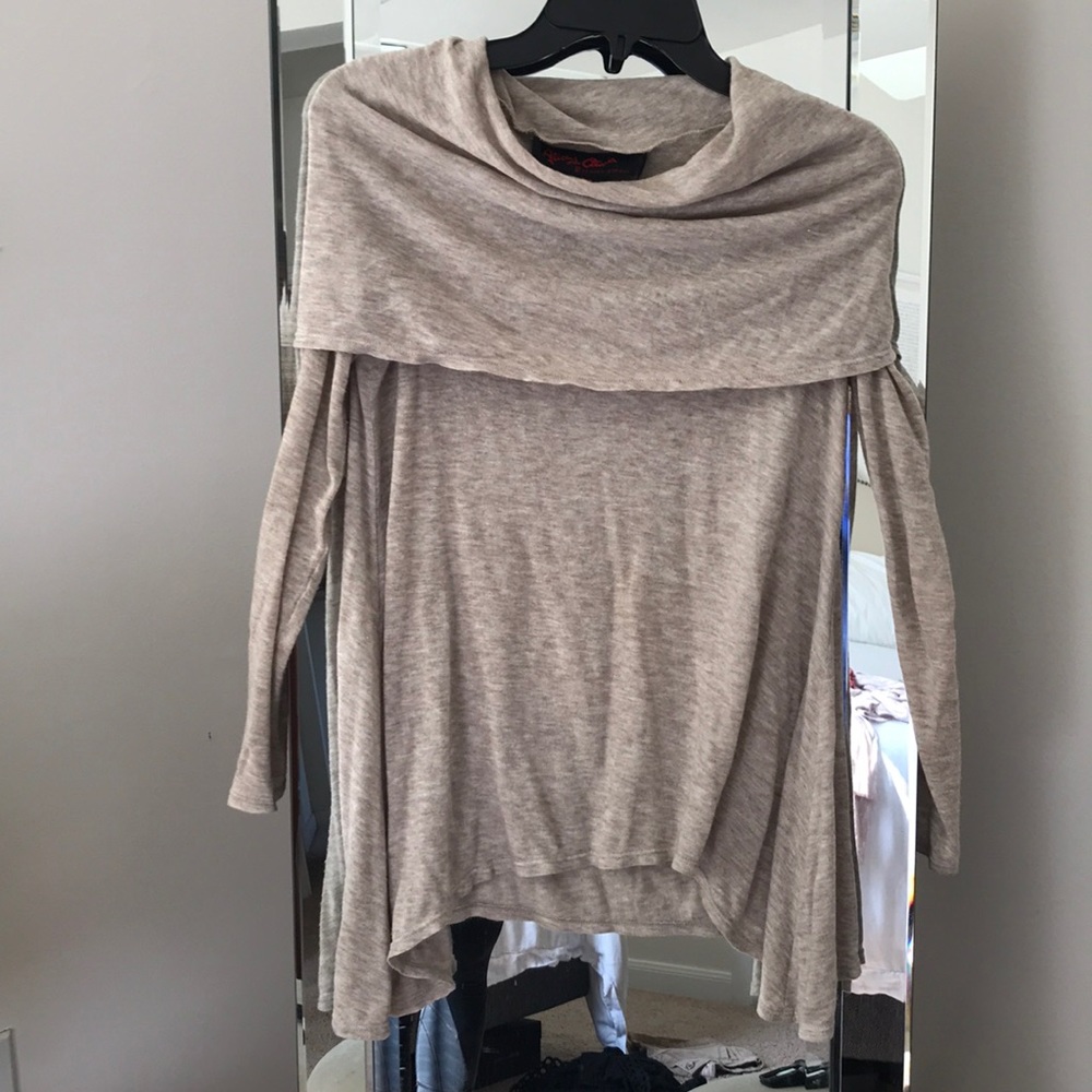 Over the shoulder sweater
